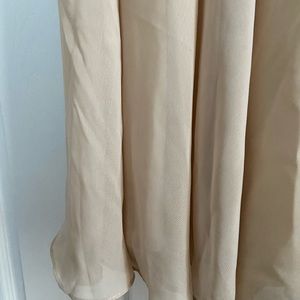 Long Bridesmaids Dress- Champagne